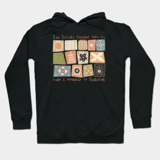 Patchwork Person Hoodie